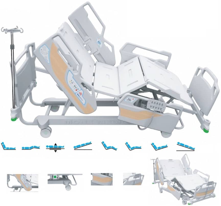 Lit de réanimation électrique à 5 fonctions